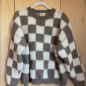 Worn Once BIBI check sweater